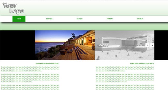 Light Green gradient - Simple template 2