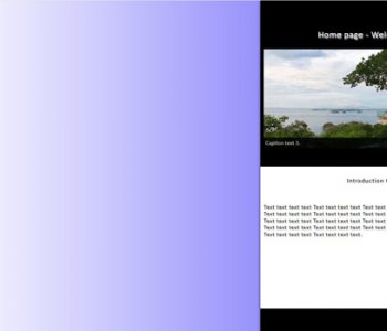 Blue-purple gradient - Simple template 3